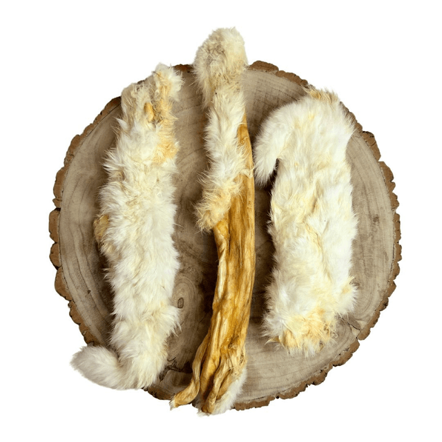 Rabbit Skin With Hair (Approx 50cm)